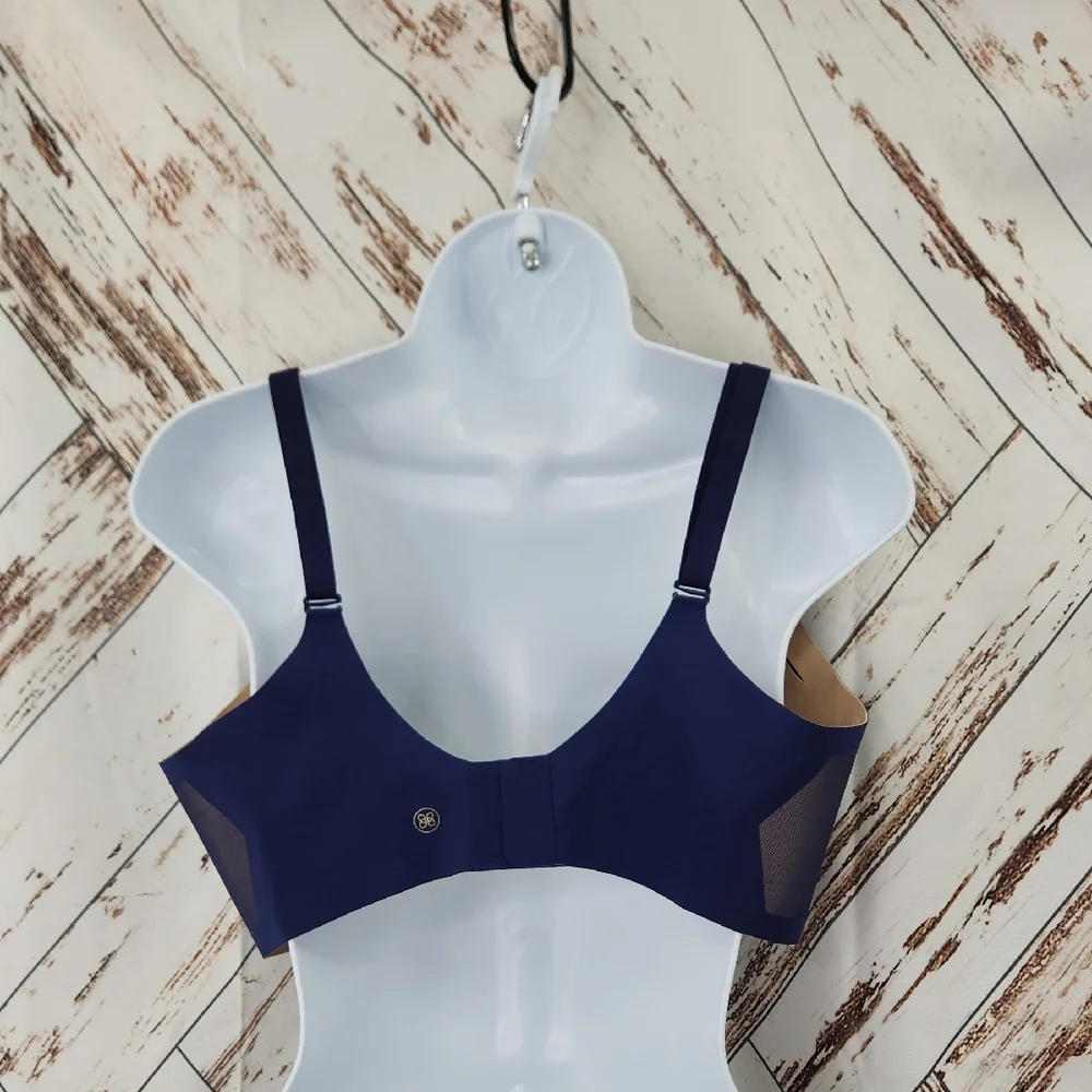 Honeylove Wire Free CrossOver Bra in Navy‎